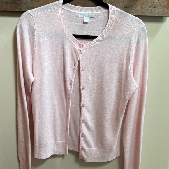 New York & Company Sweaters - New York & Company Light Pink Cardigan Sweater